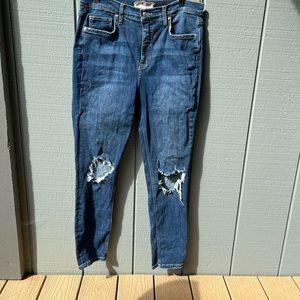 Free People High Rise Skinny Jeans